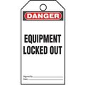 Panduit Plastic Tag, 'Danger Equipment Locked Ou PVT-96